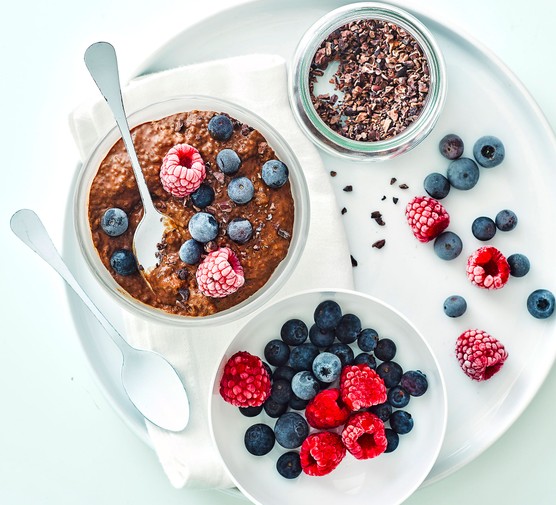 Chocolate chia pudding